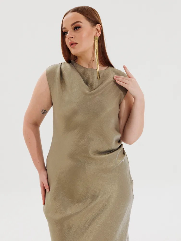 Sukienka Anastasia MAK #1317 xaki