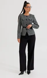Костюм Galean Style 1014 Б серый с черным
