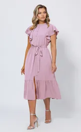 Платье BAZALINI 5042 пудра
