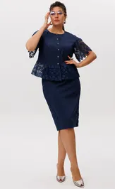 Suit Anelli Laurel 1614 polunochnyj sapfir