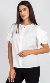 Блузка VIZAVI 722 молочный
