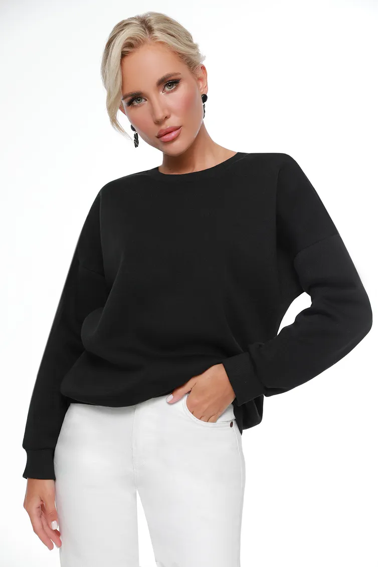 Swetry, kardigany, żakiety DS Trend #B-1819-0369-02 (teplyj chernyj)