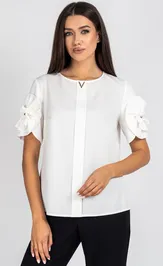 Blouse VIZAVI 722 molochnyj