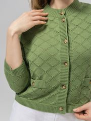 Жакет Romgil арт. РВ0162-ХЛ4 зеленая оливка