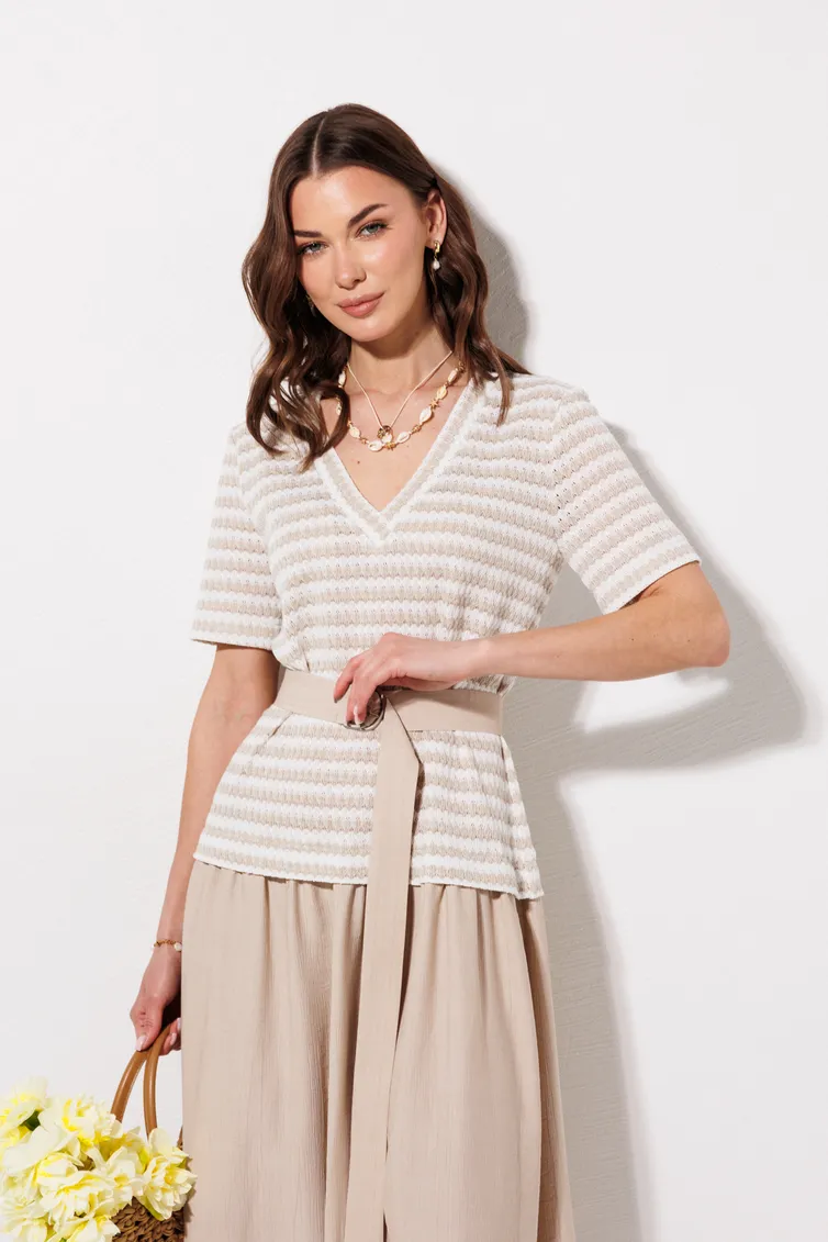 Dress Lyushe #4378 bezhevyj