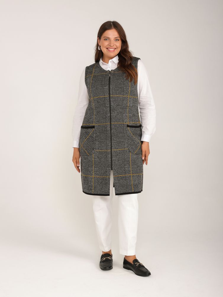 Swetry, kardigany, żakiety BONADI #1926 gorchica