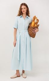 Платье Buter New 3341 небесная полоска