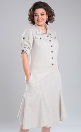Dress Celentano 5016.1 len bezh