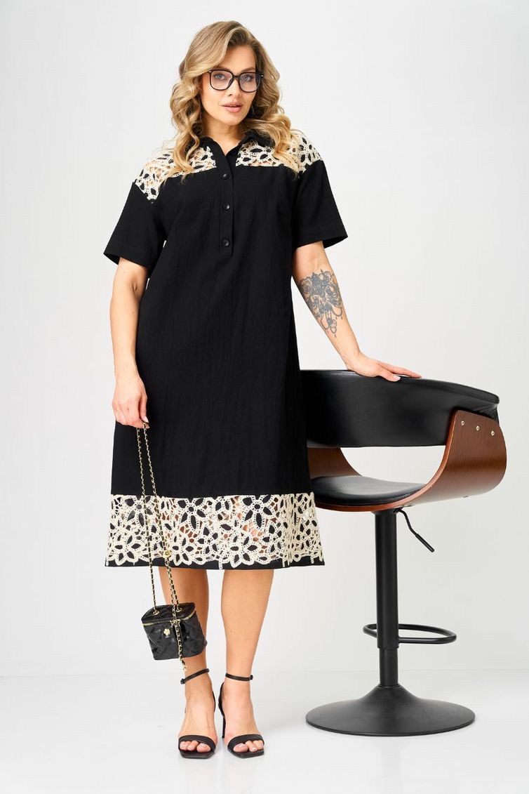 Платье Ava fashion арт. М-193 черный