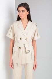 Костюм Vilena-fashion арт. 802 кремовый