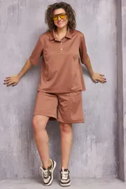 Shorts BegiModa #8004 terrakot