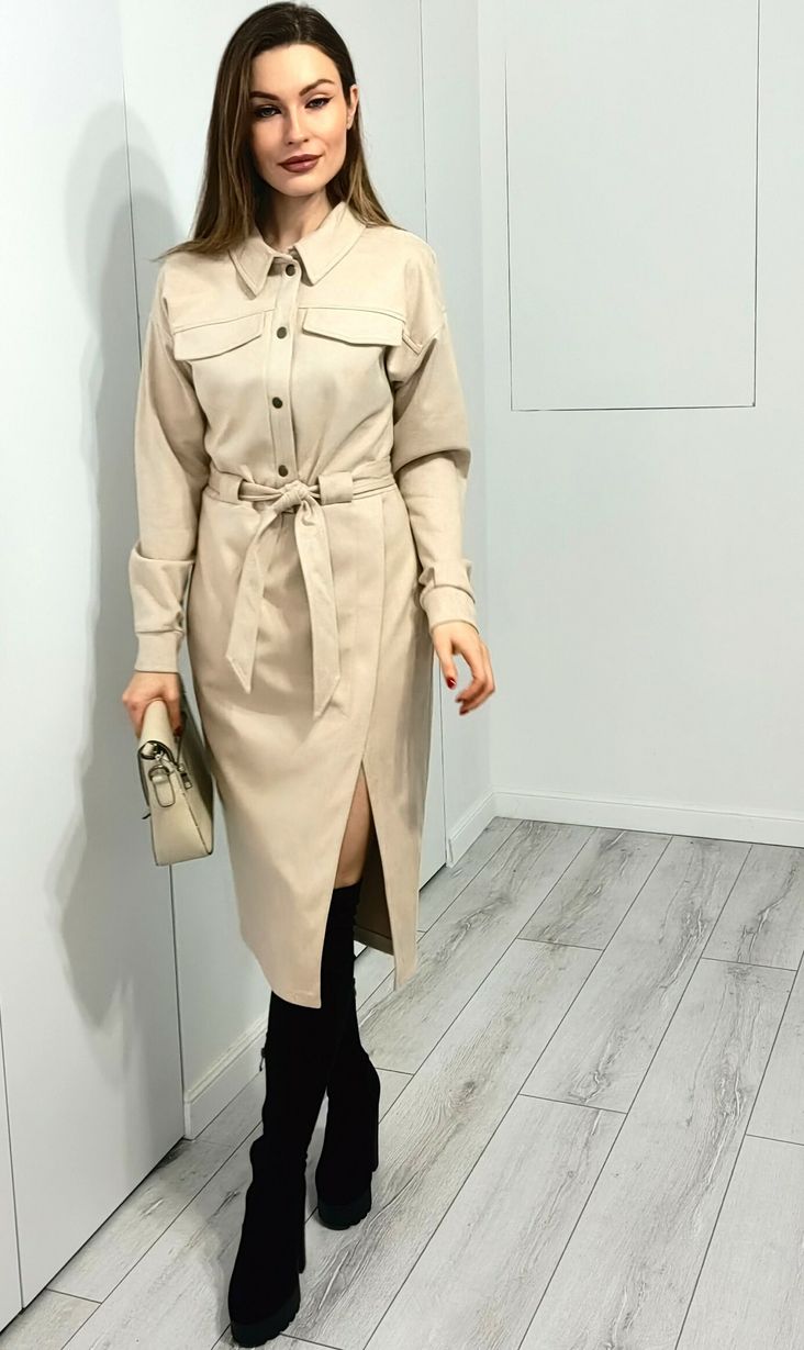 Dress PATRICIA #F15285 bezhevyj