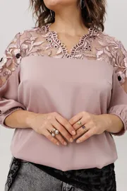 Blouse Anelli Laurel #1790 pudrovaya vual