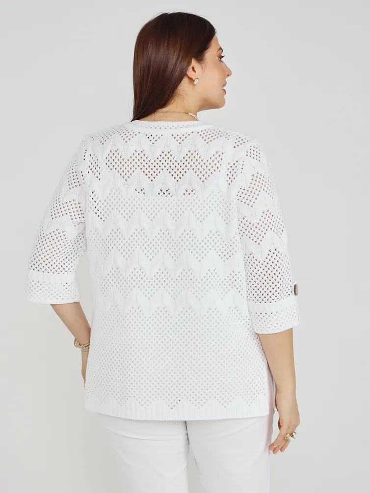 Sweter BONADI #2187 belyj