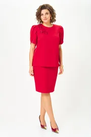 Garnitur Vilena-fashion #1143 krasnyj