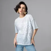 T-Shirt CHARUTTI #Budu tebe snitsya (goluboj melanzh)