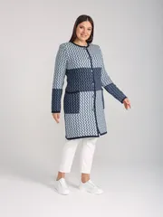 Cardigan BONADI #2091 sinij