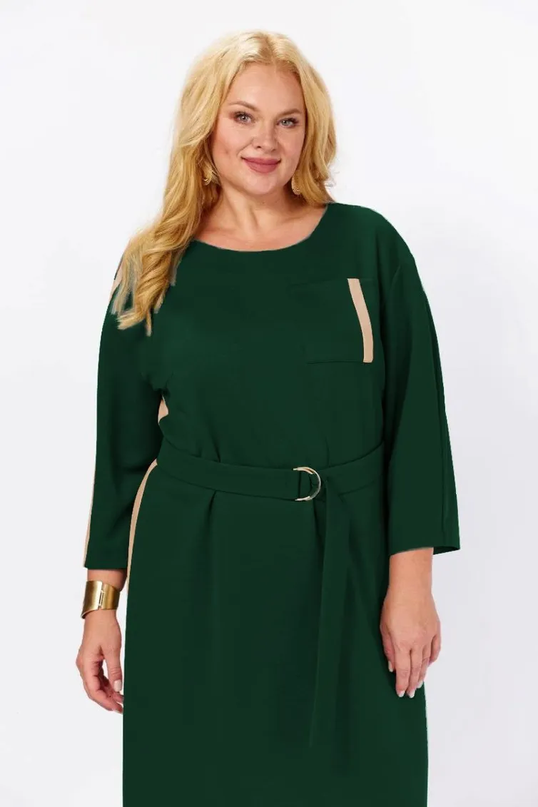Dress Milora #1498 izumrud