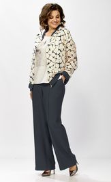 1454 темно-синий + молочный