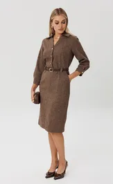 Dress Verita moda N-2419 korichnevyj