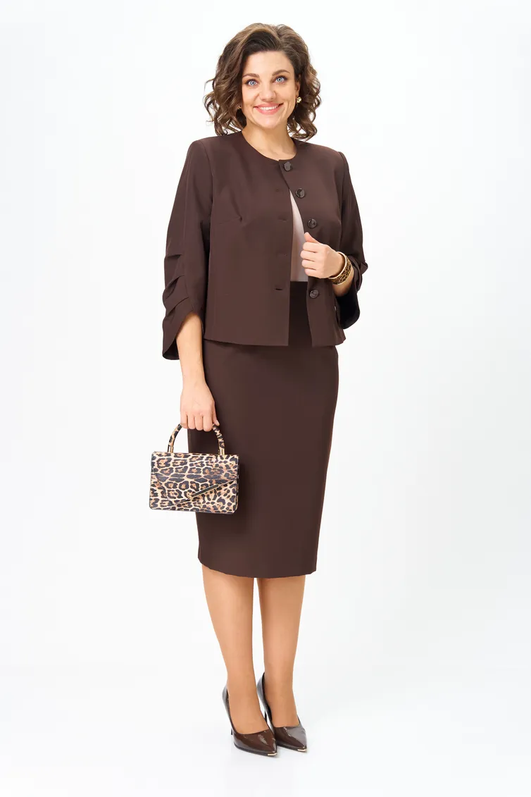 Garnitur Vilena-fashion #1126 shokolad