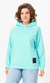 Hoodie Rumoda 2283 biryuzovyj