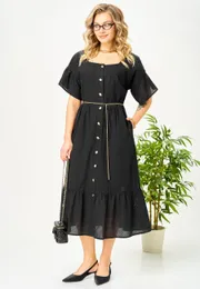 Dress Ava fashion #M-189 chernyj