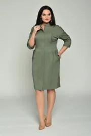Платье Lady Style Classic арт. 1623 хаки