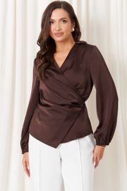 Блузка Panda арт. 119440 коричневый