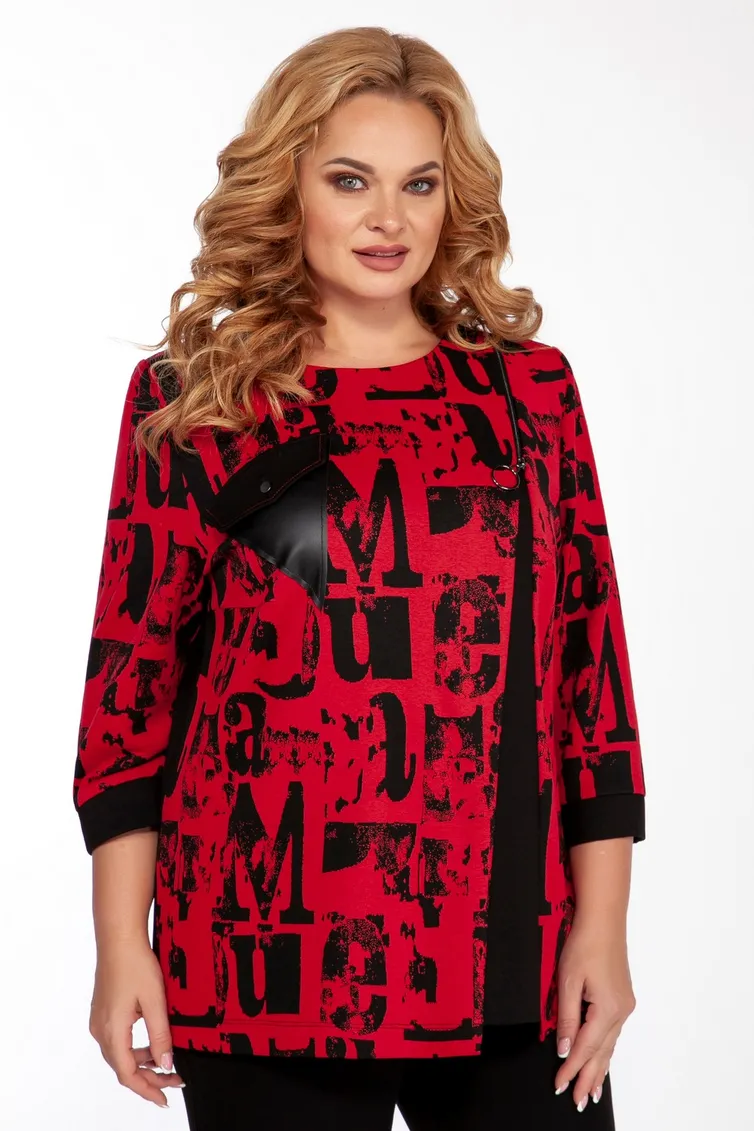 Bluzka Ell Style #2099a/1 krasnyj