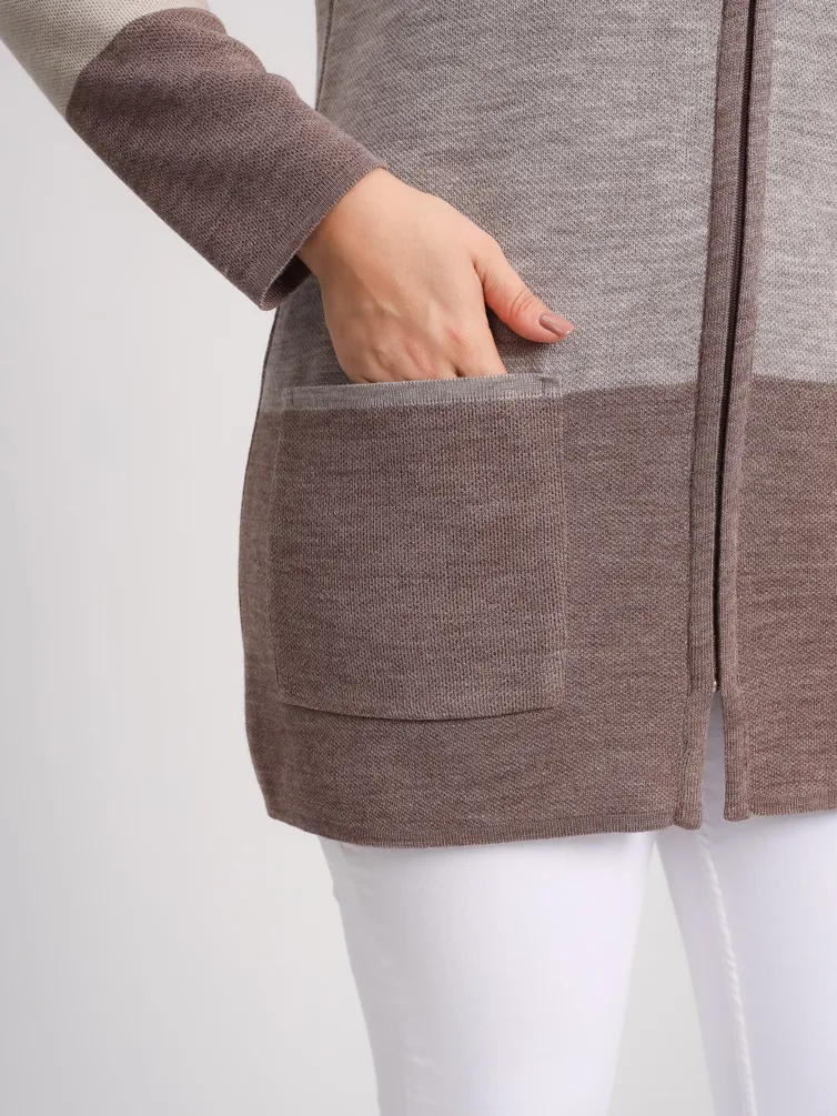 Sweter BONADI #1916 kapuchino