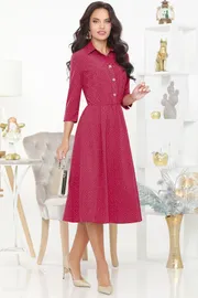 Sukienka DS Trend #P-3402 (Pryamo v tochku, red)
