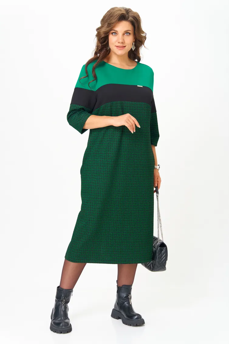Sukienka Michel Chic #2188 zelenyj, chernyj
