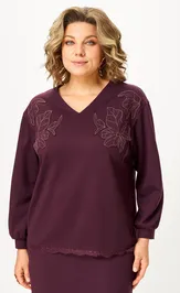 Garnitur Vilena-fashion 1169 burgundi