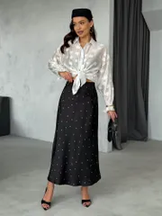 Skirt PRATA wear #S040 chernyj
