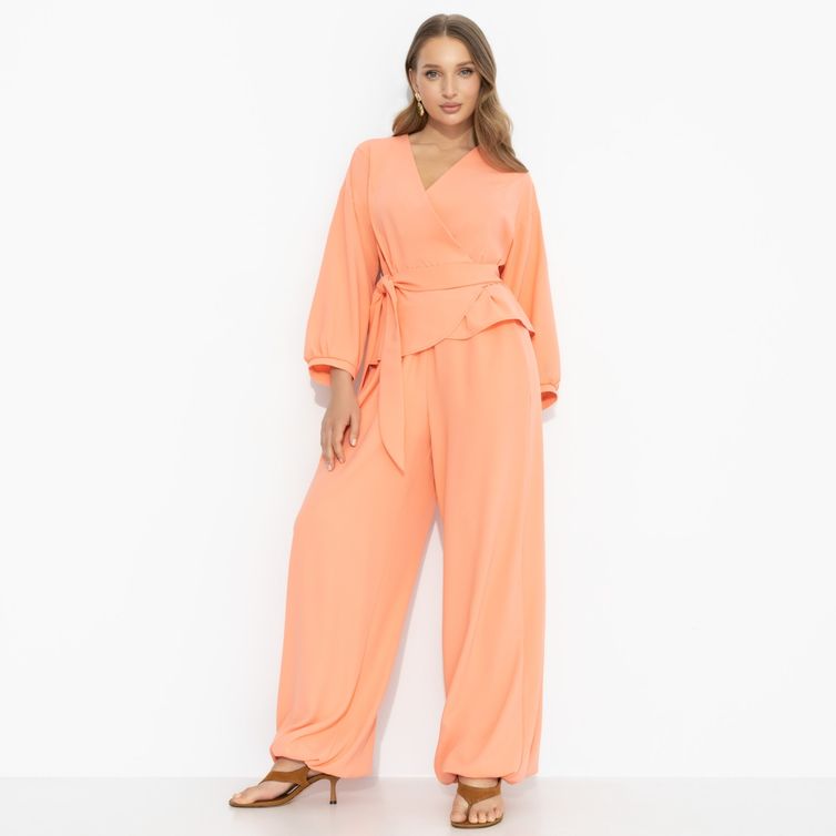 Blouse CHARUTTI #Vosxititelnye oxvaty (teplyj korall)