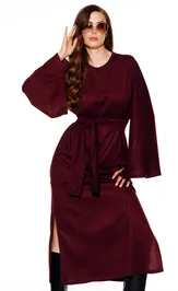 Sukienka Elletto Life 11160 bordo