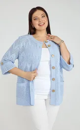 Sweter BONADI 2187 goluboj