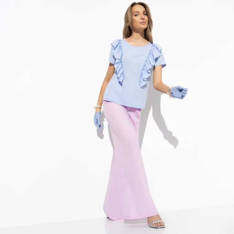Bluzka CHARUTTI #Modnoe soobshhestvo (sky)