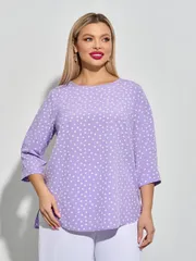 Bluzka DORA plus #0220-1 sirenevyj