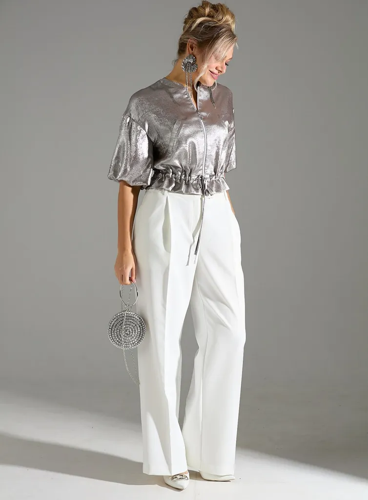 Блуза LM арт. М 0134 беж. шиммер