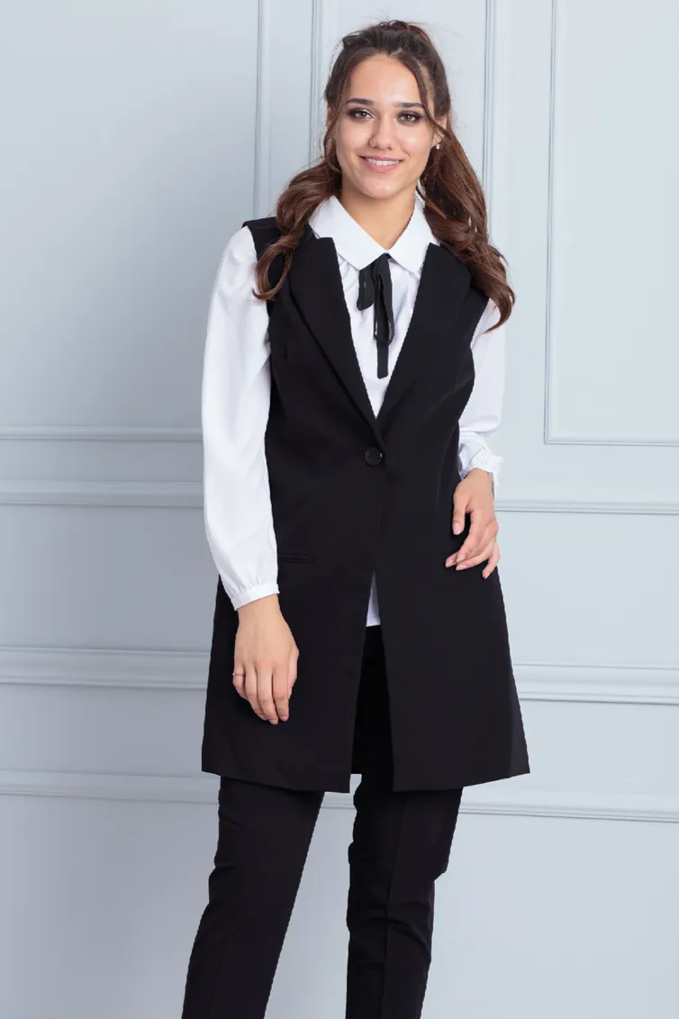 Kamizelka Anelli Laurel #1036 chyornyj