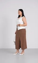 Spódnica FASHION CENTRE L-3947/Kofejnyj