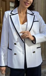 Костюм URS 24-447-1 синий,молочный