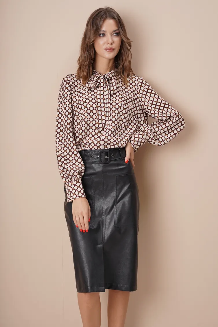 Blouse Fantazia Mod #4017 bezh