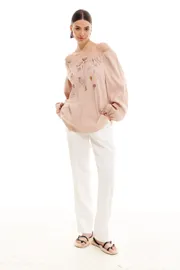 Blouse Elletto Life #3706 bezh