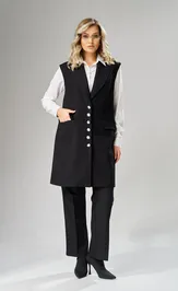 Waistcoat Ava fashion M-242 chernyj