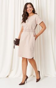 Платье PND арт. 85683 бежевый