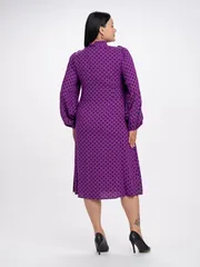 Sukienka FASHION CENTRE #V-3300/Sirenevyj v gorox