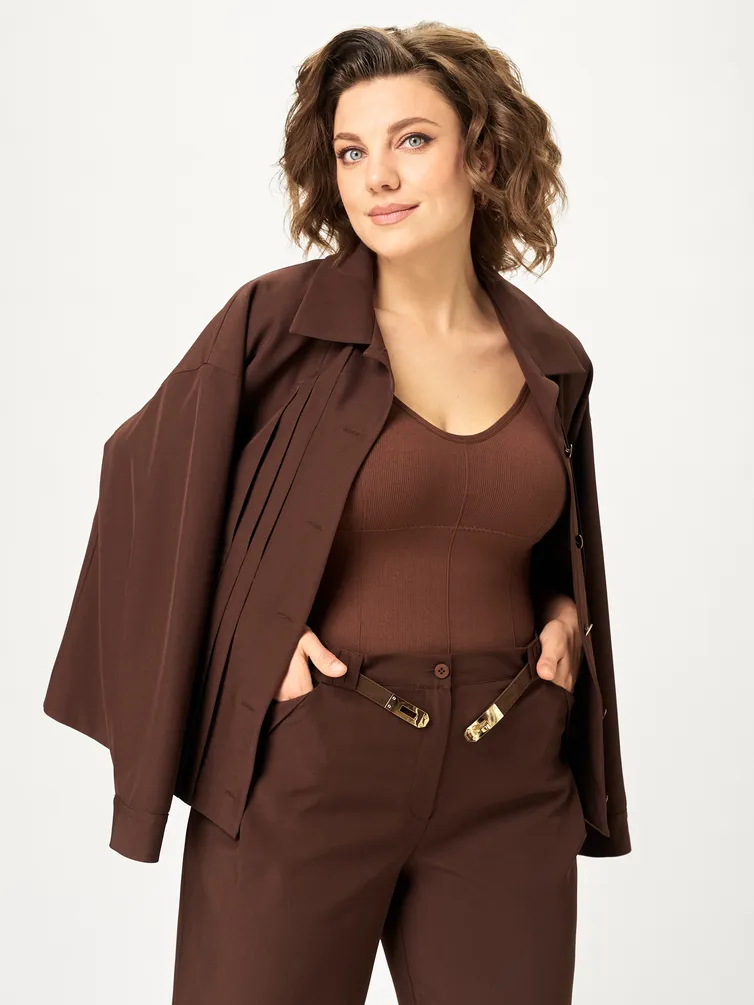 Garnitur Vilena-fashion #1171 shokolad